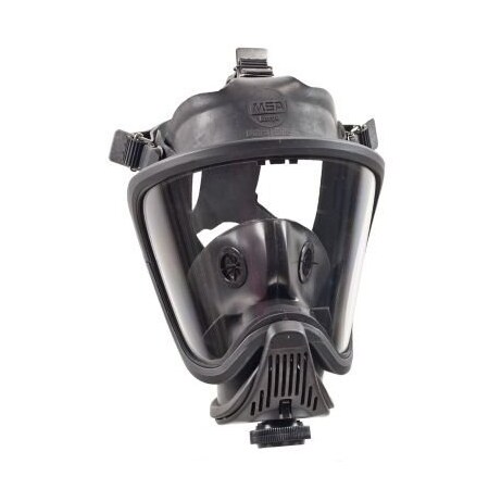 Msa Safety Ultra Elite Facepiece, Black Hycar, Large 493108